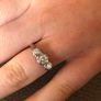 Antique diamond ring Image 5