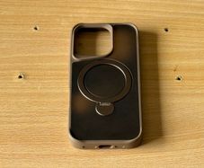 iPhone 16 Pro case brown Magsafe kickstand