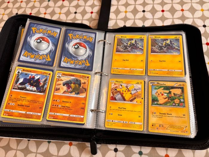 Pokemon folder and cards