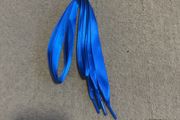 Ribbon blue shoelaces