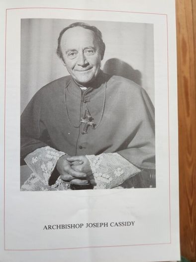 Archbishop Joseph Cassidy. 2 X Booklets. I X His Installation  And The Other His Ordination To The Episcopate. See Photos For Details.