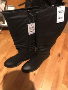 pavers boots 6UK 39EU brand new Black