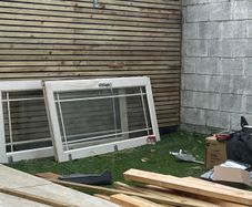 2 upvc doors from French doors (no frame)