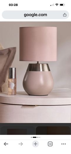 Pink Bedroom Set Curtains/Lamps & Lampshade