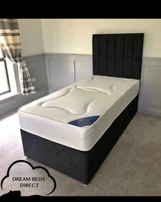 New Single, Double, King & Superking Tufted Sprung Memory Foam Mattresses In Stock