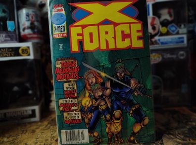 X-Force ! Issue #64 ! X-Force travels back in time and arrive in 1941 during World War II ! 1997 ! by Marvel !