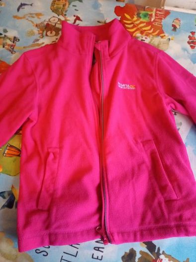 regatta great outdoors cerise pink zip up fleece