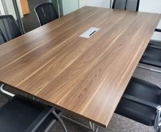 Superb 2.2m x 1.3m Boardroom Table And Chairs