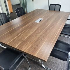 Superb 2.2m x 1.3m Boardroom Table And Chairs