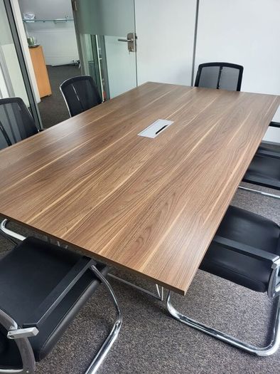 Superb 2.2m x 1.3m Boardroom Table And Chairs