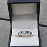 Vintage 9ct Gold Sapphire Eternity Ring Image 2