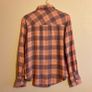 Aeropostale Ladies Pink/Navy Plaid Shirt | Size M Image 2