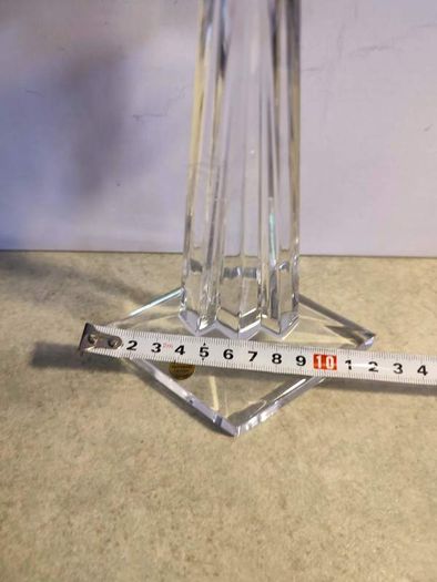 Vintage Tipperary crystal standing cross.