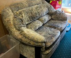 Velour sofa/couch