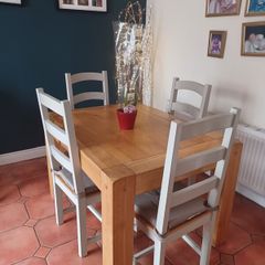 Table and 4 chairs