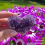 Variety of Crystal Heart Gemstones Rose Quartz, Tigers Eye, Opalite, Clear Quartz, Calcite, and more Image 9