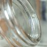 478 - Set of 6 Vintage Clear Glass Cork Screw Top Collectible Decorative Bottles Image 7