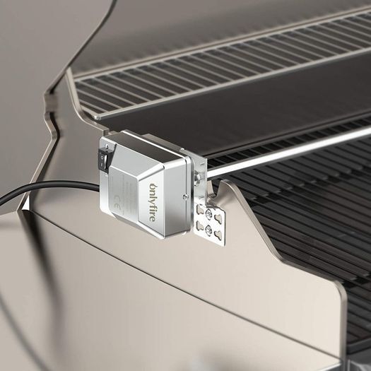 Universal BBQ Skewer Rotisserie Kit with Motor
