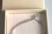 Sterling silver bracelet with amethyst
