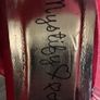 high heels ankle strapped red suede by mystify size 3 Image 3