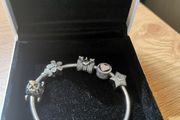 Pandora silver charm bracelet