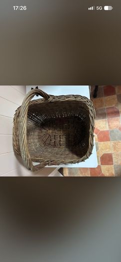 Vintage wicker basket