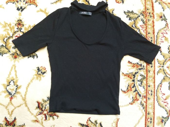 Ladies top Bershka S black new