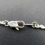Vintage Disco Era 925 Sterling Silver Bib Necklace 27,4g  L-18" Image 6