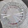 Large Tudor Crystal Vase,etched on base Image 8