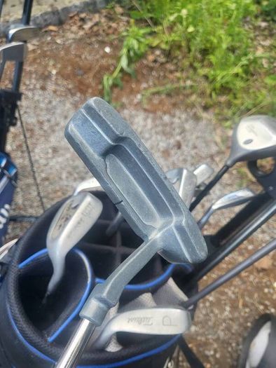 Set of golf clubs