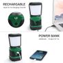 LE Rechargeable Camping Lantern, 1000 Lumen Camping Lights, 4 Modes Emergency Light with 4400mAh Power Bank, Water Resistant Tent Light for Camping, Hiking, Fishing, Power Cuts and More Image 2