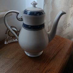 Vintage Aynsley ""Blue Mist" fine bone china coffee pot