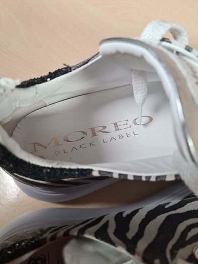 Womens Marco Moreo Zebra Print Platform Trainers Runners Size Uk 5.5 Eu 38.5 Please Read Description (AT1)