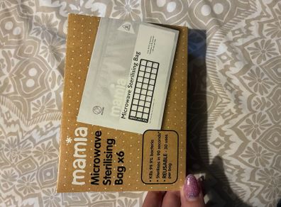 Microwave sterilising bags