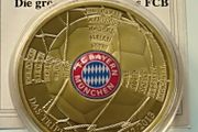 Bayern Munich Treble Season 24 Karat Gold plated Proof 2012 / 2013
