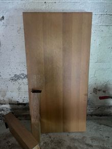 solid oak wood table