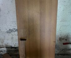 solid oak wood table