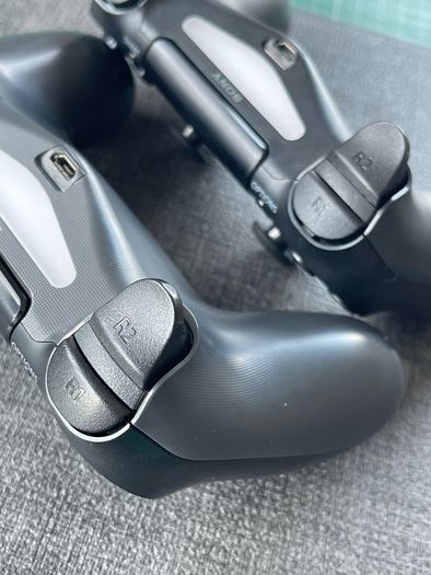 PS4 Controller - DualShock 4 V1 Upgraded with TMR HallEffect Joysticks K-Silver J13 PRO+