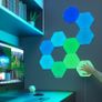 Shapes Hexagon Expansion Pack, 3 LED Smart Light Panels - Dimmable & Modular Wi-Fi Wall Mood Lights, Works with Alexa Google Assistant Apple Homekit, for House Room Decor or Desk Image 5