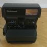 Vintage Polaroid 636 Closeup Instant Film Camera 600 Series with Genuine Original Polaroid Denim Carry Bag Image 2