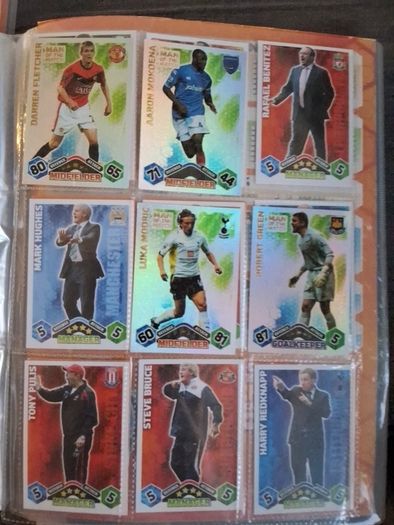 Match attax cards 09/10
