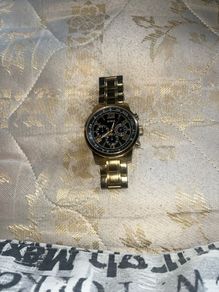 Guess Mens Horizon Gold Plated Chronograph