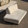 Cream Chaise Lounge Image 3