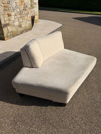 Cream Chaise Lounge