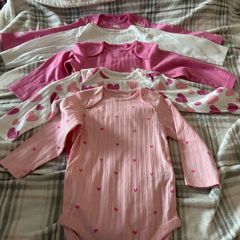 Girls new next long sleeve tops 9/12 mths