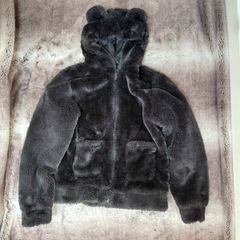 H&M girls fur jacket