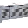 Grey Painted Radiator Cover Wall Cabinet Wood MDF Traditional Modern Adjustable (FREE POSTAGE) Image 3