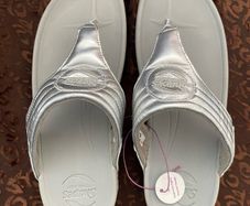 Shapes Platform Fit Flop Summer Sandals BNWT SIze 6 (39)