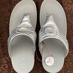 Shapes Platform Fit Flop Summer Sandals BNWT SIze 6 (39)