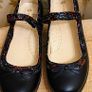 Leather Black shoes Image 2